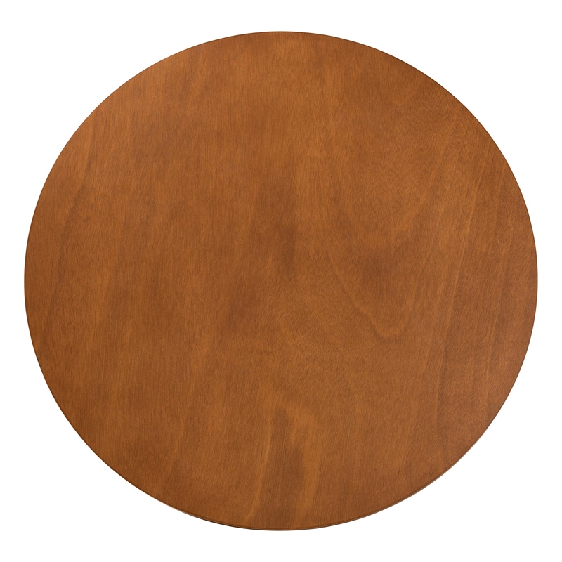 Baxton Studio Ana Modern Grey and Walnut Brown Wood 5-Piece Dining Set