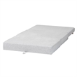 Baxton Studio Sabriel Modern Light Gray Fabric Convertible Sleeper Ottoman