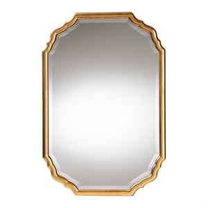 Baxton Studio Pacino Antique Goldleaf Accent Wall Mirror