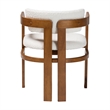 Baxton Studio Carice Modern Cream Boucle Dining Chair