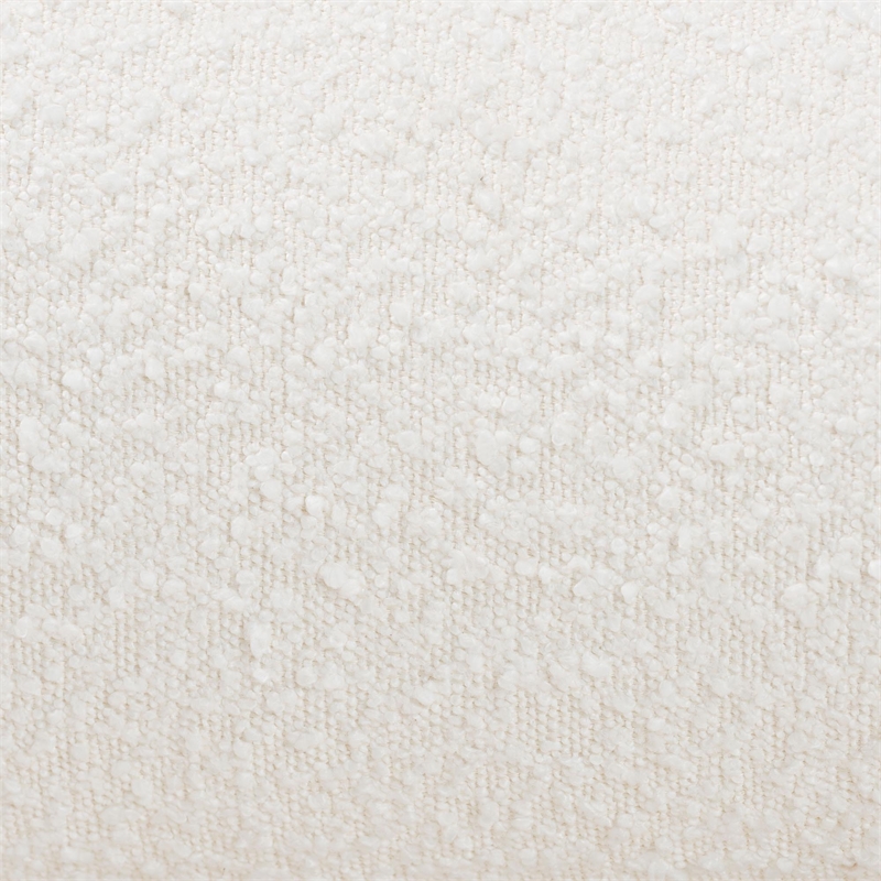 Baxton Studio Grenier Modern Cream Boucle Fabric King Size Floating Bed
