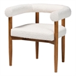 Baxton Studio Caia Boucle Brown Dining Chair