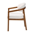 Baxton Studio Biana Boucle White Dining Chair