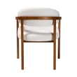 Baxton Studio Biana Boucle White Dining Chair