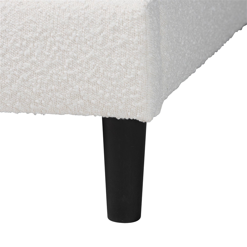 Baxton Studio Dalton Boucle Upholstered Queen Size Platform Bed