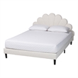 Baxton Studio Albion Boucle Upholstered Queen Size Platform Bed