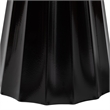 Baxton Studio Ulmer Metal Scalloped Side Table Modern Round Accent Table