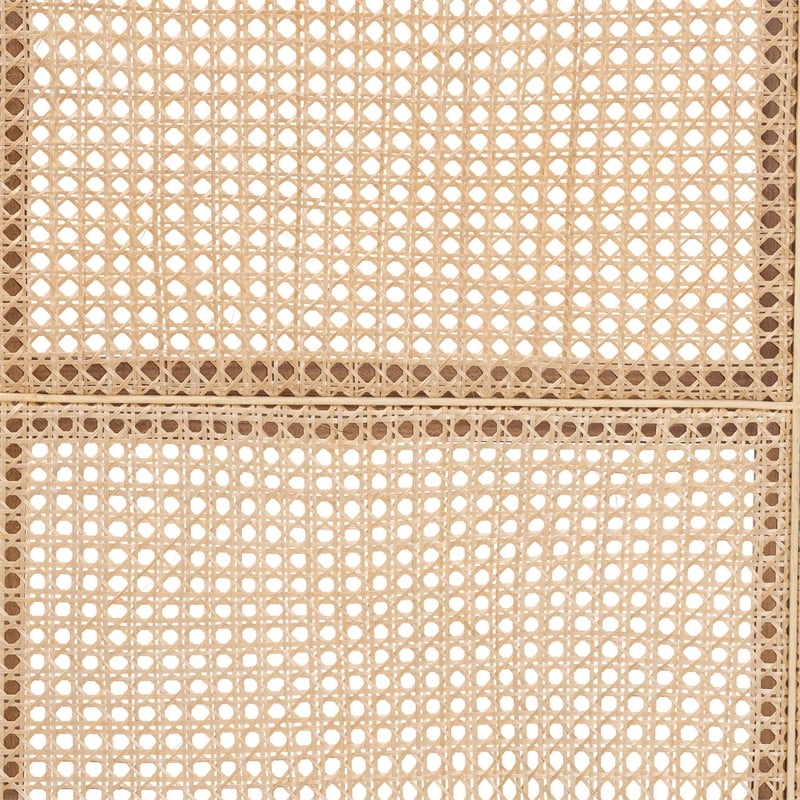 Baxton Studio Hermine Bamboo Woven Headboard Wood Backrest Panel Queen Size