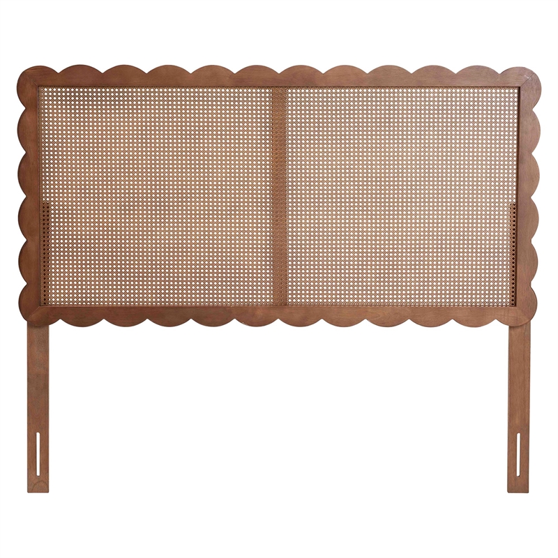 Baxton Studio Orianthe Headboard Boho Chic Bed Backrest Queen Size
