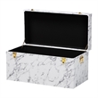 Baxton Studio Brenta Storage Trunk - Decorative Organizer Chest