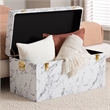 Baxton Studio Brenta Storage Trunk - Decorative Organizer Chest