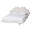 Baxton Studio Barrera Floating King Platform Bed