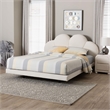 Baxton Studio Barrera Floating Queen Platform Bed