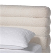Baxton Studio Alfie Boucle Floating King Bed
