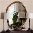 Baxton Studio Urania Wall Mirror - Irregular Shape Accent Mirror