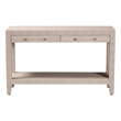 Baxton Studio Nira Faux Shagreen Console Table - Accent Display Piece