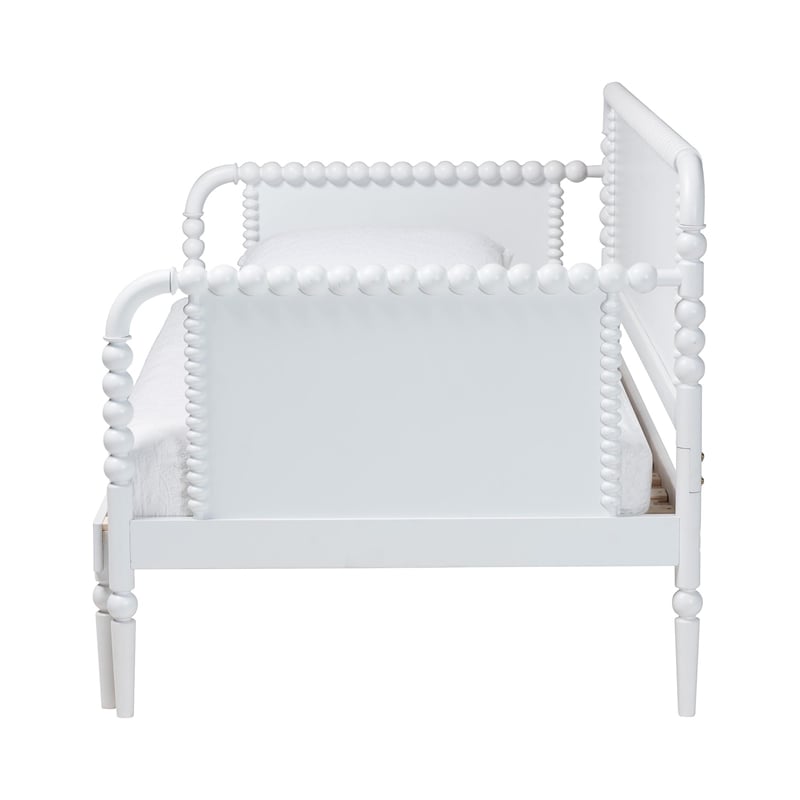 Baxton Studio Lucera Bobbin Twin To King Expandable Daybed White