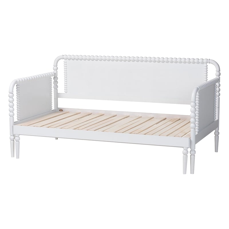 Baxton Studio Lucera Bobbin Twin To King Expandable Daybed White