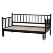 Baxton Studio Marisela Black Wood Twin-To-King Expandable Daybed