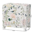 Baxton Studio Connery Floral  End Table 3-Drawer Decorative Storage Cabinet