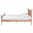 Baxton Studio Laurent Platform Bed Spindle Bed Frame Queen