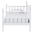 Baxton Studio Laurent Daybed Spindle Platform Bed Frame White