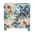 Baxton Studio Adeline End Table with Printed Motif 3-Drawer Storage Cabinet