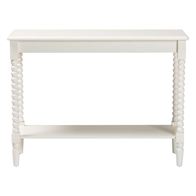 Baxton Studio Bayard Console Table with Bobbin Legs - Spindle Leg Accent Table