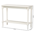 Baxton Studio Bayard Console Table with Bobbin Legs - Spindle Leg Accent Table