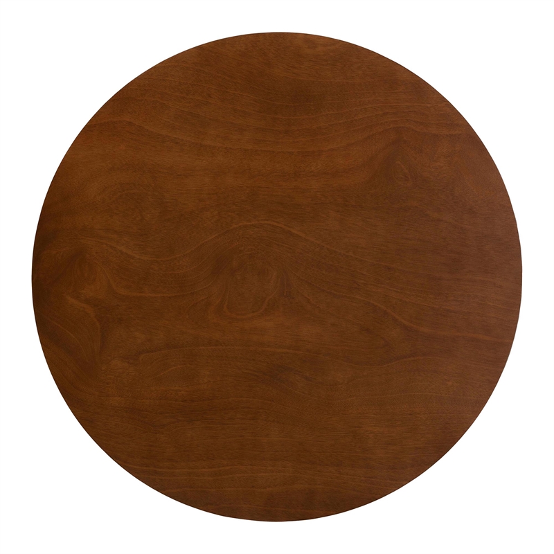 Baxton Studio Reva Wood 5-Piece Dining Set Mid-Century Modern Table