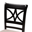 Baxton Studio Julia 5-Piece Dining Set Compact Mid-Century Round Table Sand