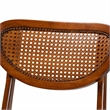 Baxton Studio Kristy 5-Piece Dining Set Mid-Century Modern Rectangle Table