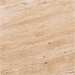 Baxton Studio Prospero Round Travertine Coffee Table Modern Accent Table