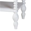 Baxton Studio Callison Spindle Nightstand 1-Drawer Farmhouse Bedside Table White