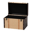 Baxton Studio Manton Storage Trunk Decorative Storage Chest with Hinged Top