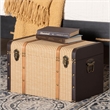 Baxton Studio Manton Storage Trunk Decorative Storage Chest with Hinged Top