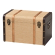 Baxton Studio Manton Storage Trunk Decorative Storage Chest with Hinged Top