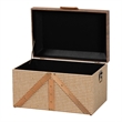 Baxton Studio Kande Storage Trunk Decorative Storage Chest with Hinged Top