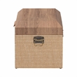 Baxton Studio Kande Storage Trunk Decorative Storage Chest with Hinged Top