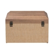 Baxton Studio Kande Storage Trunk Decorative Storage Chest with Hinged Top