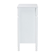 Baxton Studio Hoffman Chest 4-Drawer Vertical Storage Cabinet White