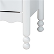 Baxton Studio Hoffman Chest 4-Drawer Vertical Storage Cabinet White