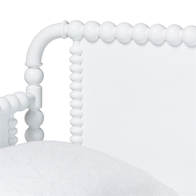 Baxton Studio Lucera 3-Drawer Daybed with Bobbin Frame Twin White