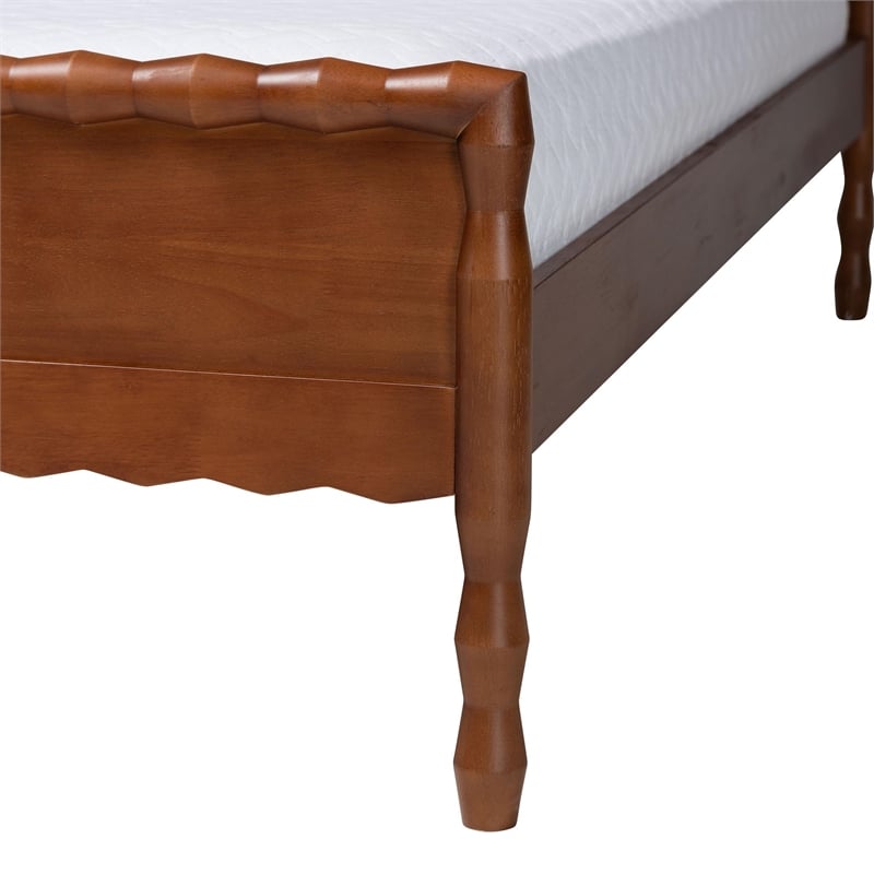 Baxton Studio Seamus 4-Piece Bedroom Set with 2 Nightstands Queen
