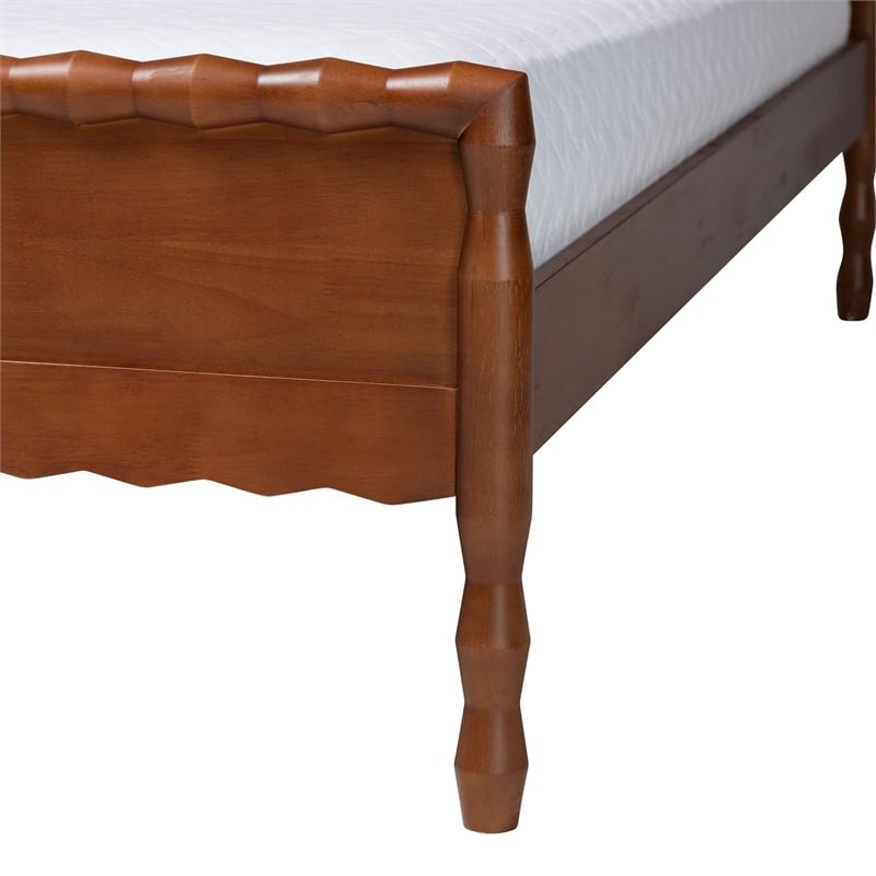 Baxton Studio Seamus 4-Piece Bedroom Set with 1 Nightstand Queen