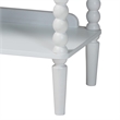 Baxton Studio Lucera Bobbin 5-Tier Display Shelf White