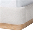Baxton Studio Jacinta Platform Bed with Floating Nightstands Queen