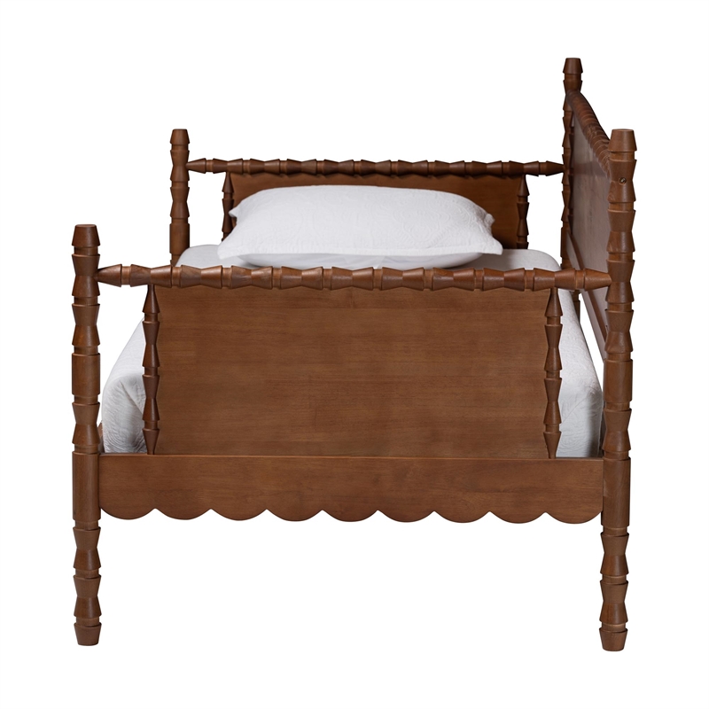 Baxton Studio Danette Bobbin Wood Daybed Twin