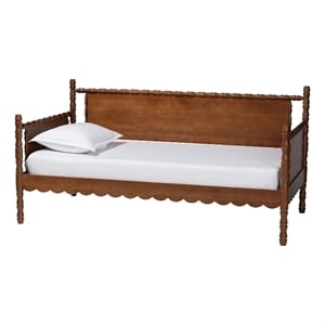 Baxton Studio Danette Bobbin Wood Daybed Twin