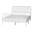 Baxton Studio Lucera 6-Drawer Platform Bed with Bobbin Frame Full White